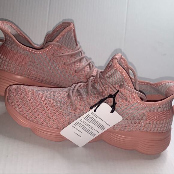 HUHV Flow 360 Ultra Cloud Runner‎ Shoes. Hibiscus (Pink) Grey. Women 13 Men 10 - Picture 4 of 15